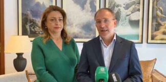 Cristina Valido y Sergio Rodríguez.