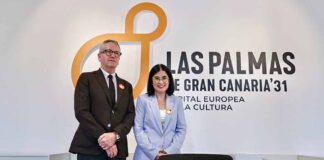 Tony Ramos Murphy junto a la alcaldesa Carolina Darias. | Foto: @aytolpgc (X).